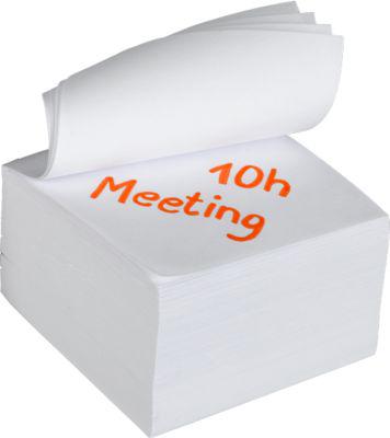 Notizzettel, 90 x 90 mm, weiß