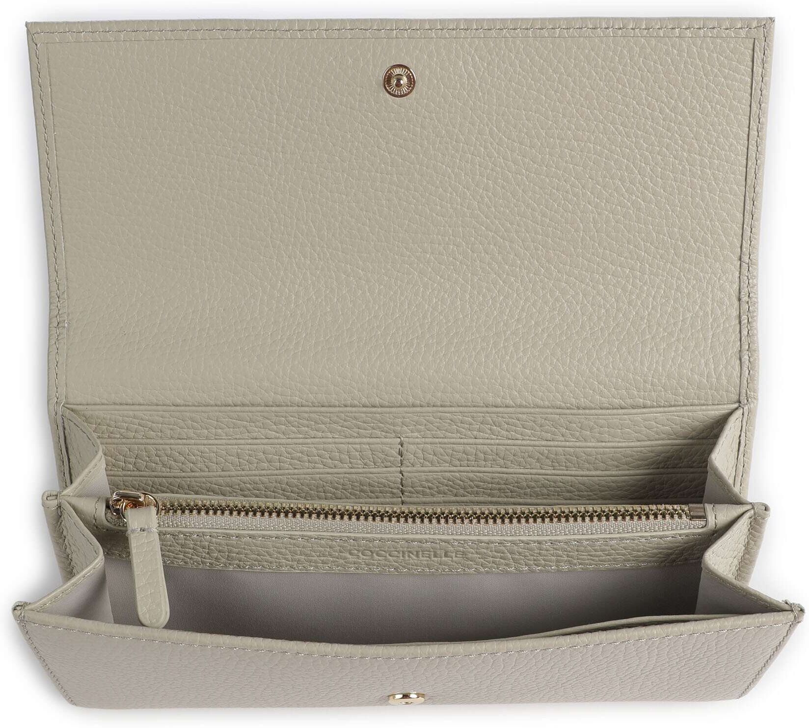 Coccinelle Metallic Soft   Wallet   beige