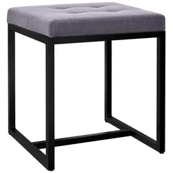 CLP Sitzhocker Barci B Stoff   Farbe: dunkelgrau, Material: Stoff