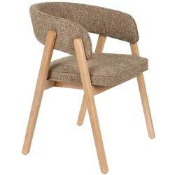 Zuiver Stuhl Bright Stoff Braun