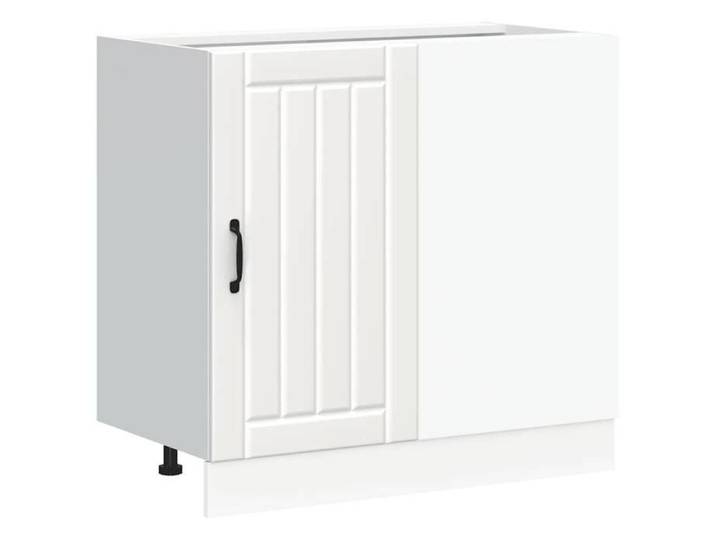 653690& Meuble bas de cuisine Lucca - Armoire de rangment blanc - Bois - Panneaux de particules
