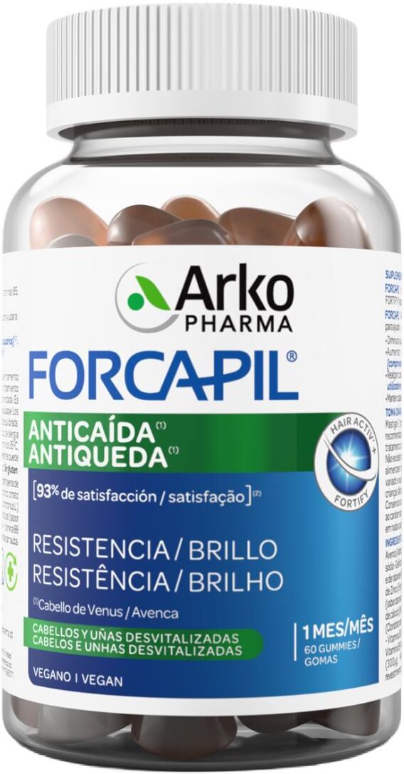 Arkopharma 60 Caramelos De Goma Forcapil Anticaida .