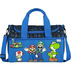 Undercover, Kindergartentasche, Sporttasche Super Mario Blau