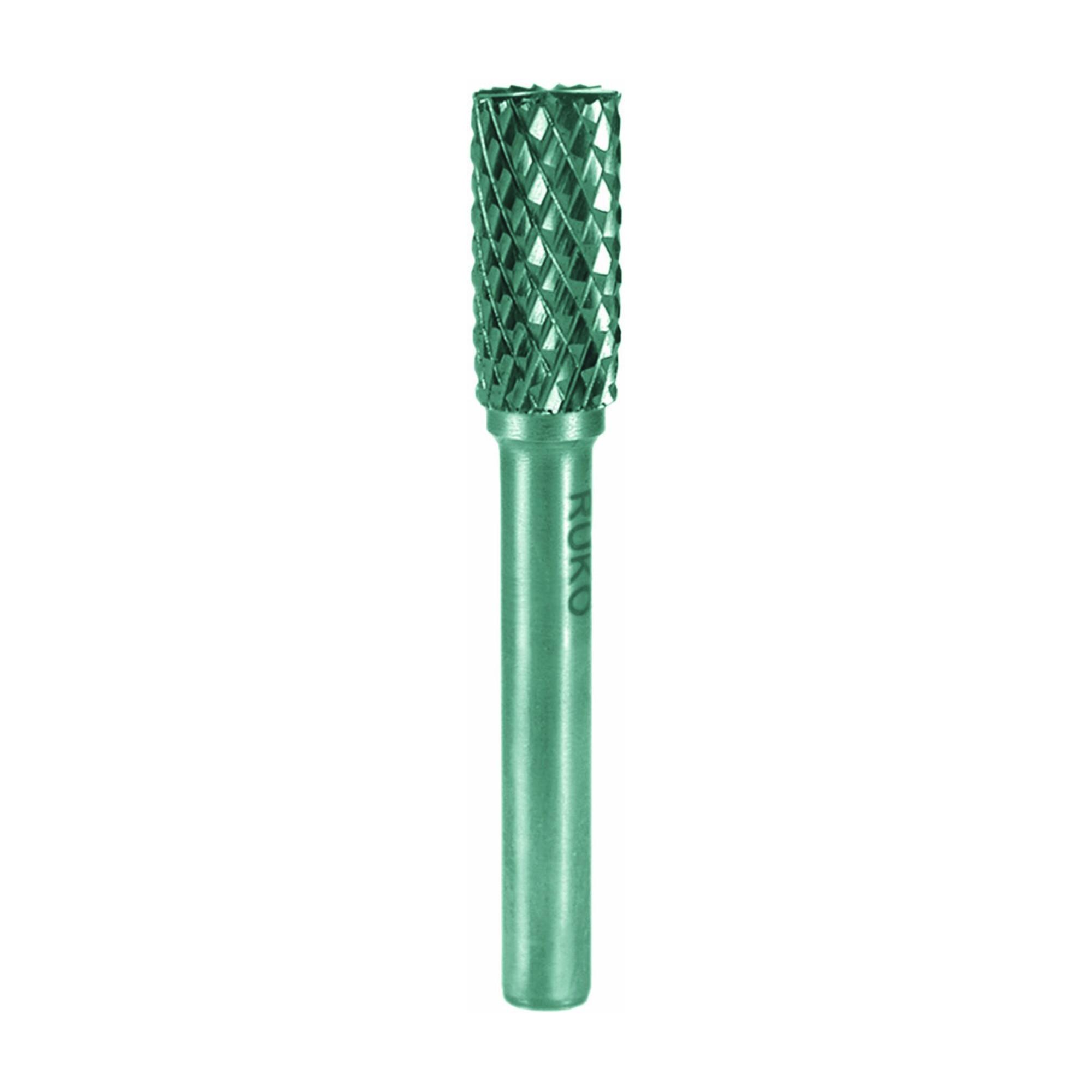 RUKO Hartmetall Frässtift Form B Zylinder (ZYAS) mit Stirnverzahnung Durchmesser 6 mm (116015)