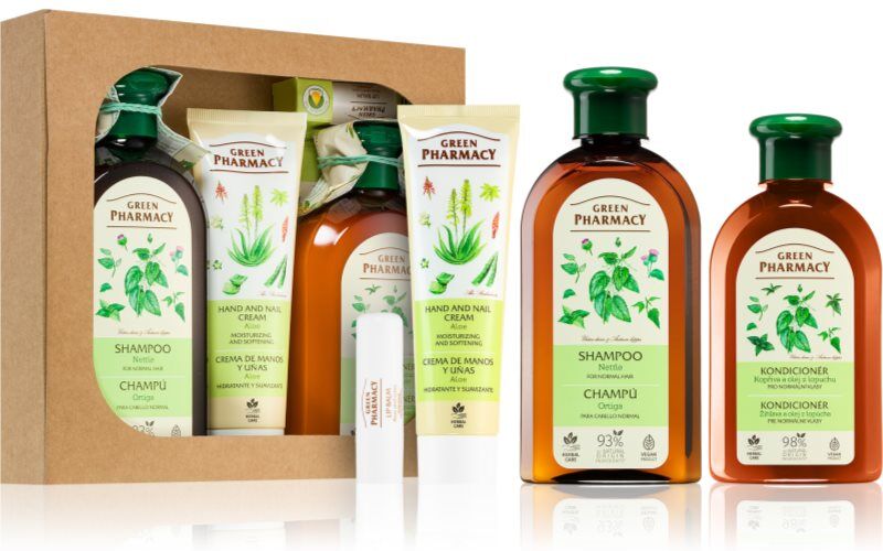 Green Pharmacy Herbal Care coffret cadeau pour cheveux normaux