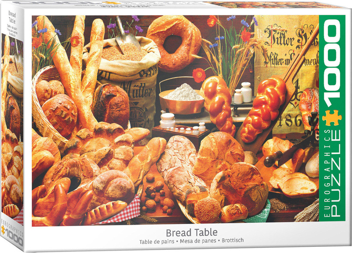 Bäcker's Stolz Puzzel Heerlijke Broedsoorten - 1000 stukjes - 68 x 48 cm