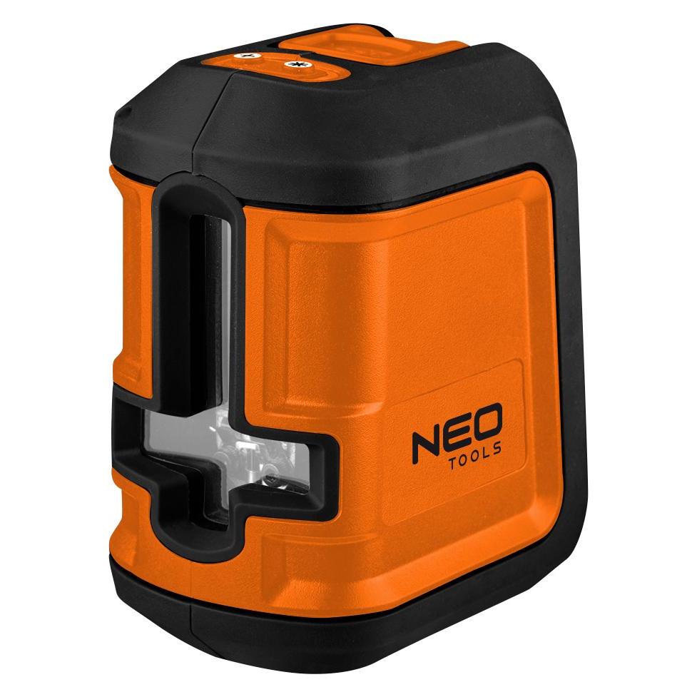 Neo Querlinienlaser 15 m, grün, Halterung, Koffer (Kreuzlinienlaser) (75-106)