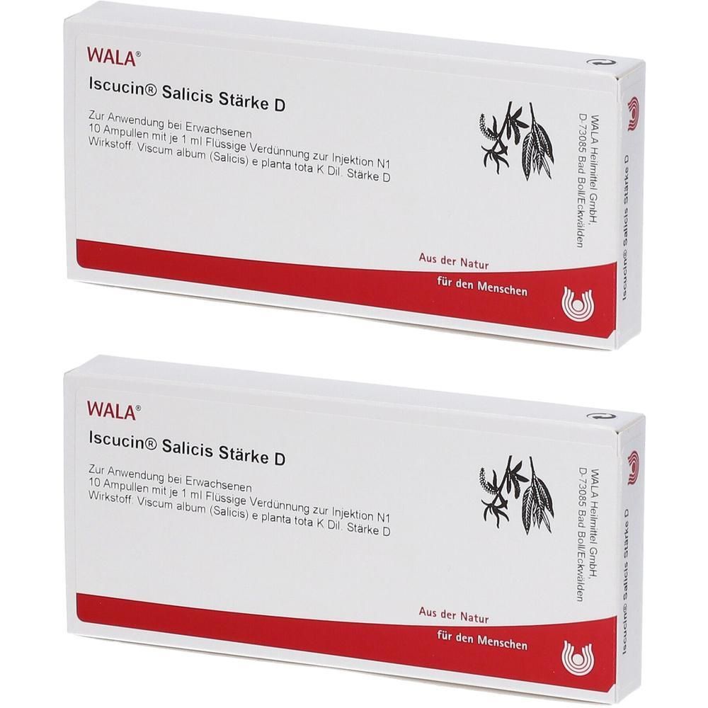 Iscucin salicis Stärke D Ampullen 2x 2x10x1 ml