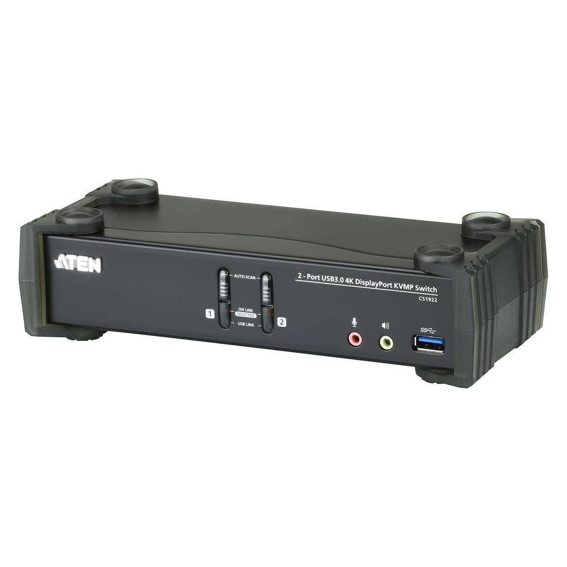 Aten CS1922 2-Port USB 3.1 Gen 1 4K DisplayPort 1.2 KVM (CS1922)