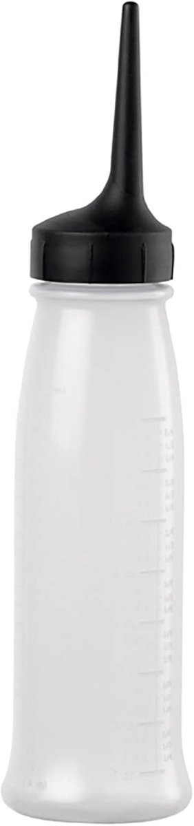 Transparante doseerfles voor haarkleuring van 240 ml