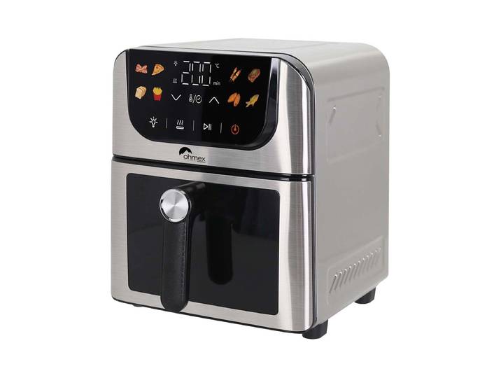 Ohmex FRY-5860AIR Heissluftfritteuse Edelstahl