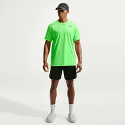 NIKE Dri-FIT kurzarm Fitnessshirt Herren 398 - green strike/black XL