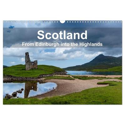 Scotland - From Edinburgh into the Highlands (Wall Calendar 2026 DIN A3 landscape), CALVENDO 12 Month Wall Calendar