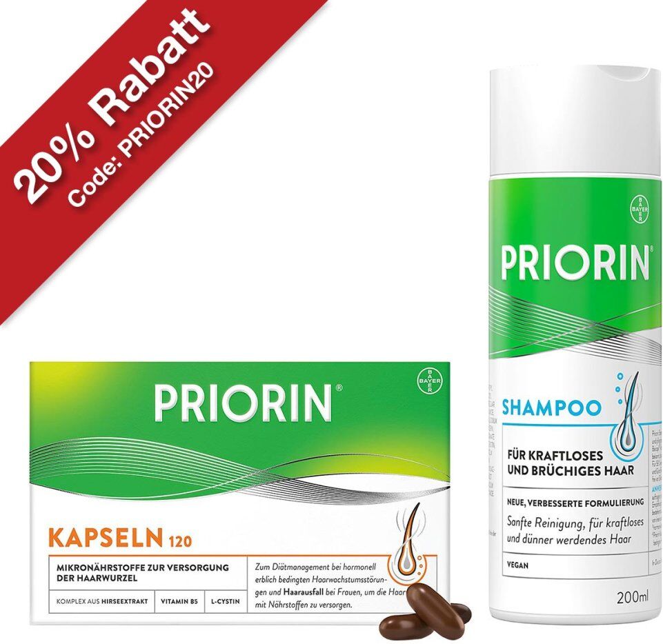 Priorin Kapseln 120er und Shampoo 200 ml 1Set