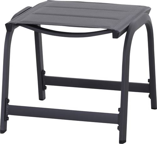 Siena Garden Tesoro P11778 Gartenhocker Aluminium Anthrazit (matt), Grau