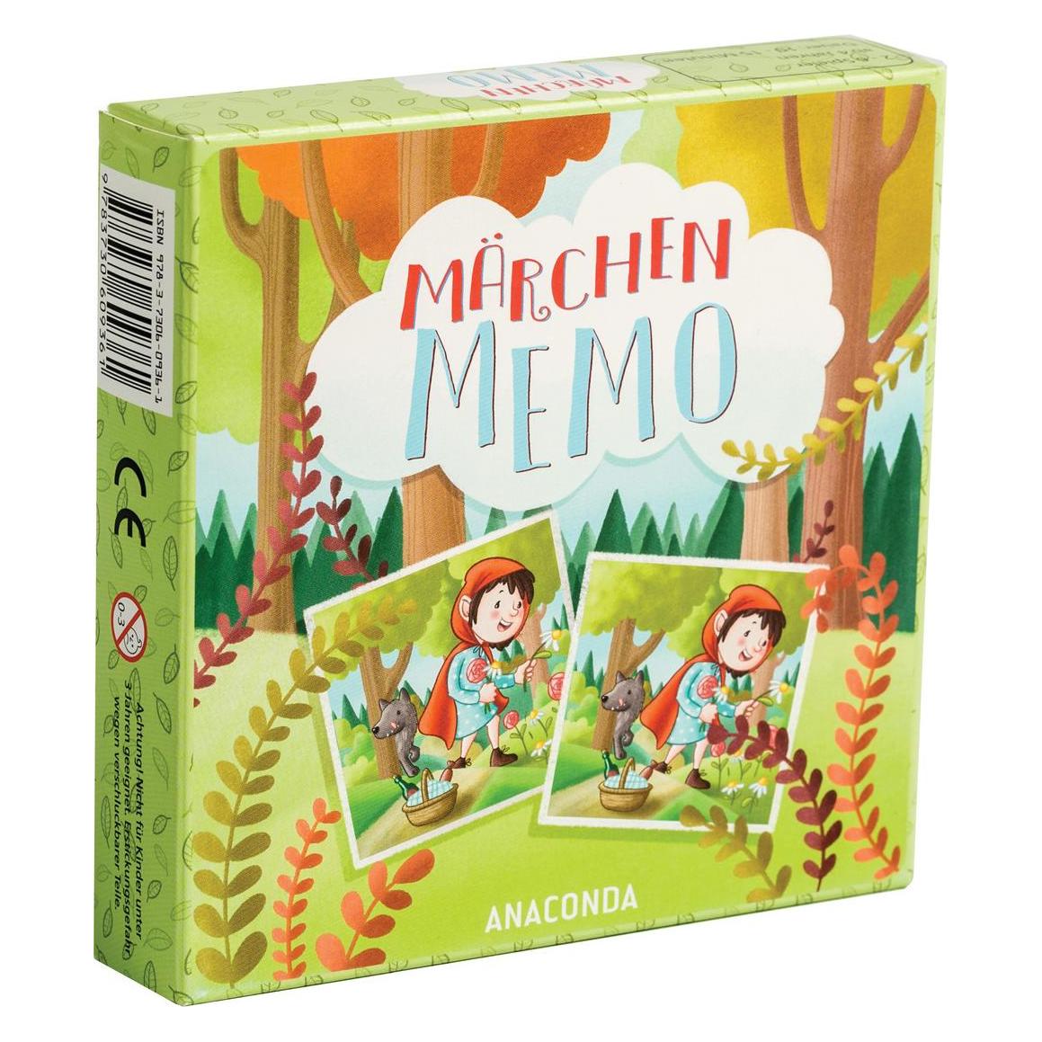 Anaconda Das Märchen-Memo. Memo-Spiel (Deutsch, 2 - 6 Spieler) (40584256)