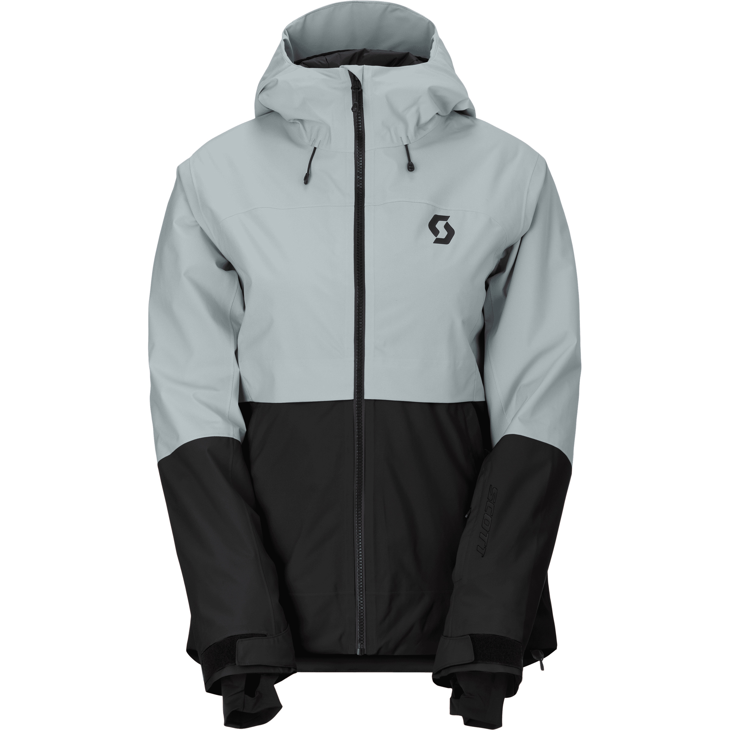 Scott Ultimate Dryo 10 Damen Isolationsjacke grau Größe L Skifahren Wasserdicht Wasserabweisend