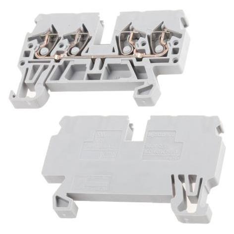 Wago Terminal 4 conductor block 2.5mm grey-NO (870-831)