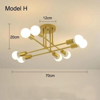 Uplifted Goods Modern LED Pendant Ceiling Light h no Bulb