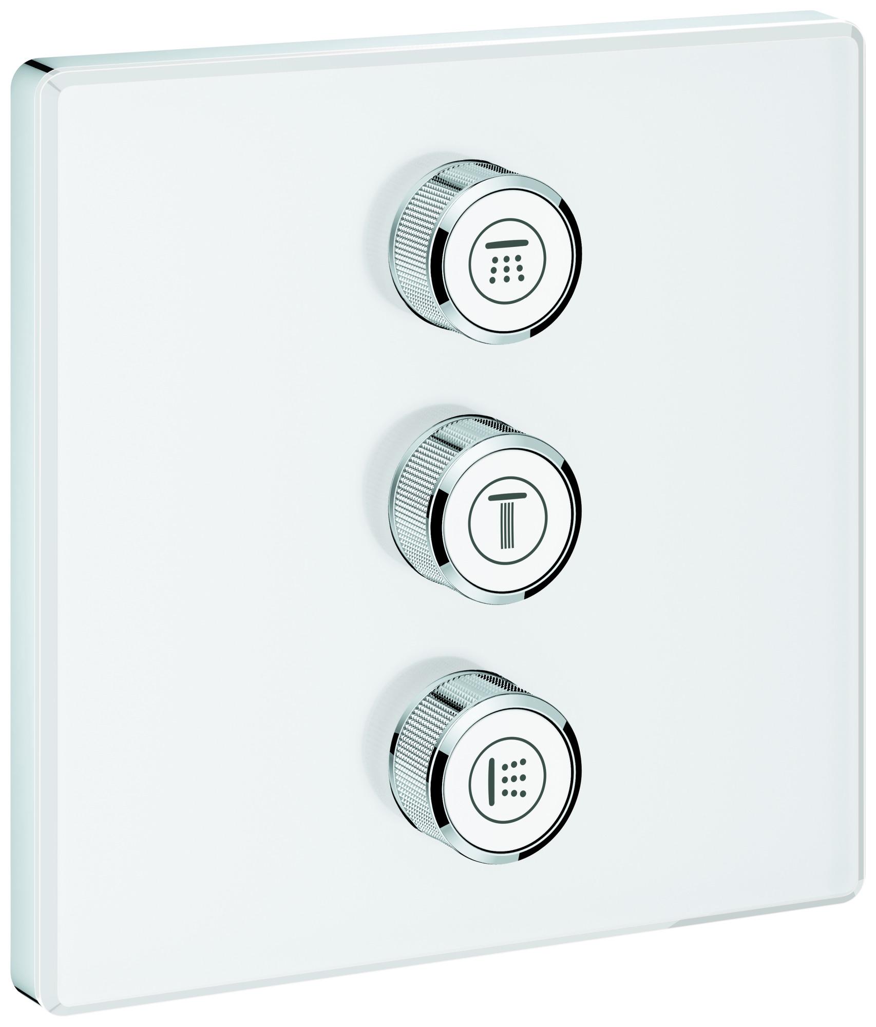 GROHE FACH UNTERPUTZVENTIL FERTIGMONTAGESET, Badewanne & Dusche, Drehventile, Metall, Weiß