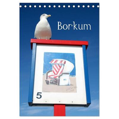 Borkum (Tischkalender 2027 DIN A5 hoch), CALVENDO Monatskalender