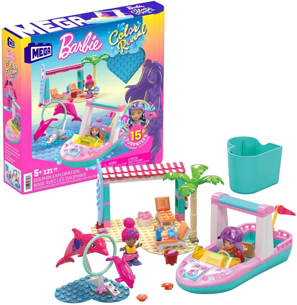 Mega Bloques de construcción Barbie Color Reveal de .