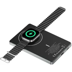 Mobile Origin Powerbank 5000mAh 3in1 Metal Slim PowerBank PB4 (5000 mAh), Powerbank, Grau