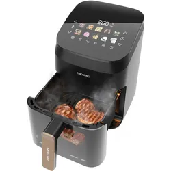 Cecotec Cecofry&Grill Smokin' 4500, black, Fritteuse, Braun, Schwarz