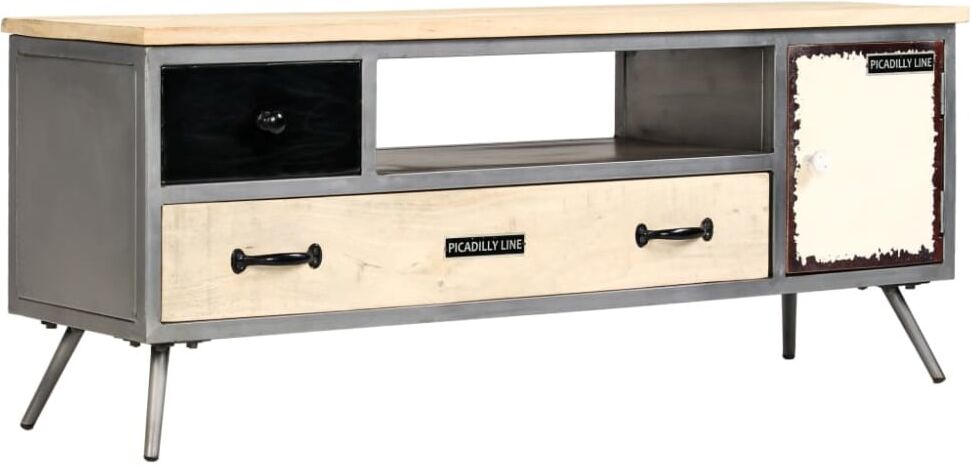 Maison Chic Meuble tv bois multicolore 120x30x45 cm Multicolore 120x45x30cm