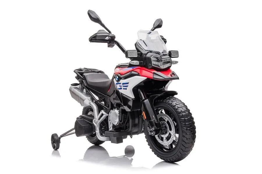 Elektro Kindermotorrad BMW F850 GS - 12V7A Akku - mit Stützräder, Musik und Lichter -EVA Reifen