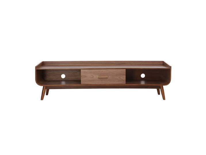 Meuble TV vintage bois noyer L180 cm HALLEN