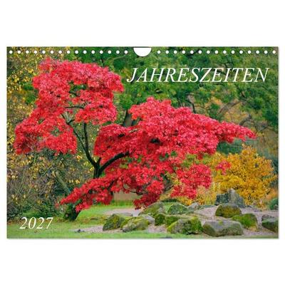 Jahreszeiten / 2027 (Wandkalender 2027 DIN A4 quer), CALVENDO Monatskalender