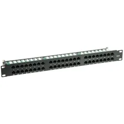 Delta PATCH PANEL RJ-45 PP-48/RJ/6C, Server Zubehör, Schwarz