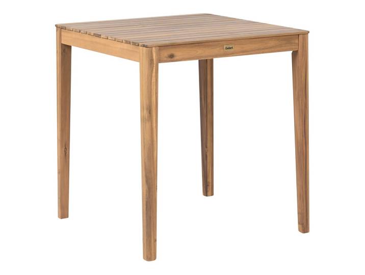 BISTROTISCH 70/70 cm zertifiziertes Akazienholz Hellbraun Chioggia