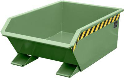 Kippbehälter Bauer Mini Typ MGU 270, 350 mm Schüttkantenhöhe, 270l Inhalt, grün