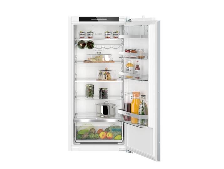 SIEMENS Einbaukühlschrank KI41RADD1 , Energieeffizienz: D, silber (weiß, neutral), Rechtsanschlag, wechselbar, Kühlschränke, Made in Germany, mehr Platz für frische Produkte dank hyperFresh, Einbaukühlschrank