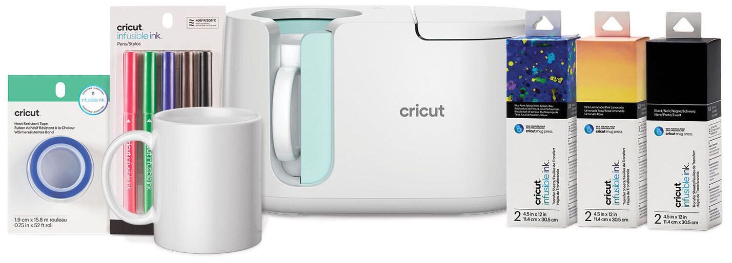 cricut™ Mug Press Starter Bundle Tassenpressen-Set für Infusible Ink kompatible Tassen 8001862