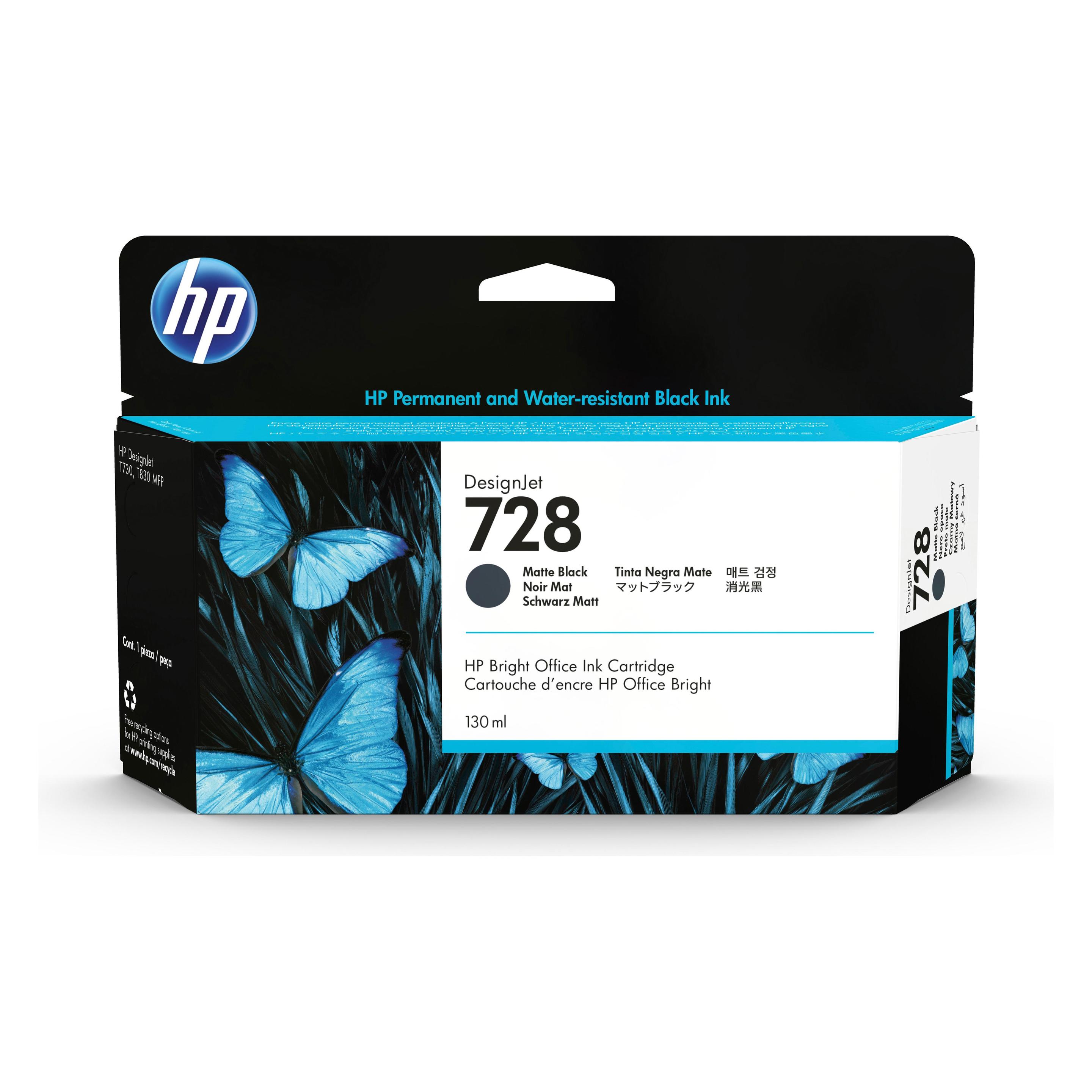 HP 728 (MBK) (3WX25A)