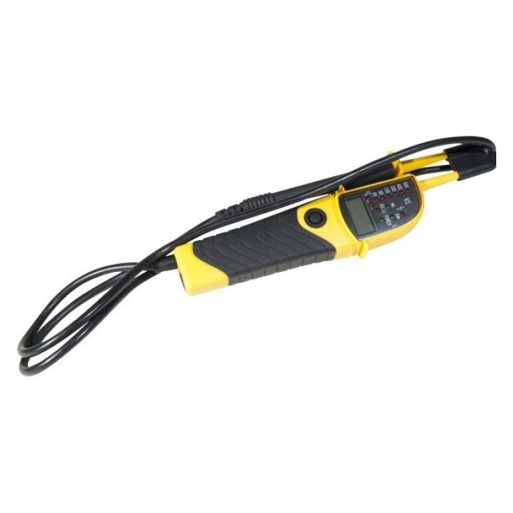 Exertis Connect Spannungsprüfer mit LCD-Display und Hochspannungsanzeige Spannungsprüfer von 12 bis 600 V AC / DC (Spannungsprüfer) (045076)