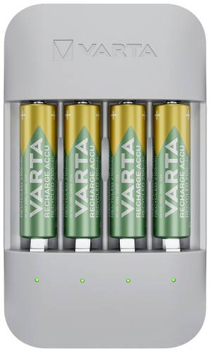 Varta Eco Charger Pro Rundzellen-Ladegerät NiMH Micro (AAA), Mignon (AA)