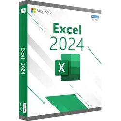 Microsoft Excel 2024 | Windows | Dauerlizenz | Professionelle Tabellenkalkulation