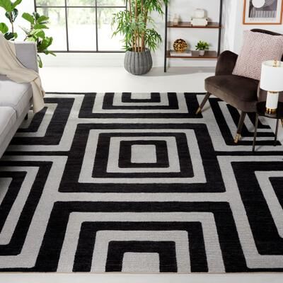 SAFAVIEH Hand-knotted Santa Fe Kontxi Modern Wool Rug