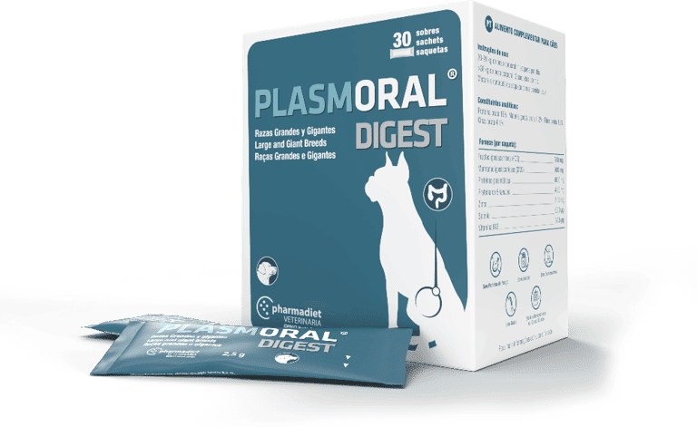 Pharmadiet Plasmoral Digest Gato e Cão Raças Grandes e Gigantes 30 sachês
