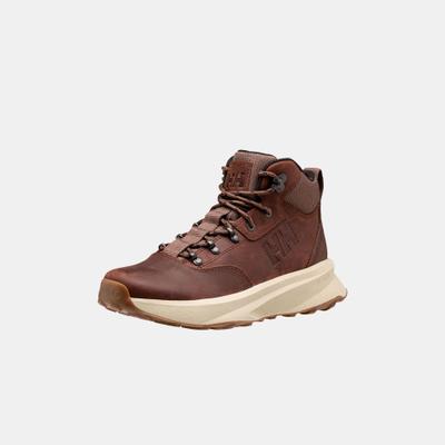 Wanderschuh HELLY HANSEN "COASTAL BOOT", Herren, Gr. 44, Synthetik, braun (honey wheat, soccer gum), Leder, Synthetik, Schuhe Wanderschuh, Hochwertiges wasserdichtes Leder