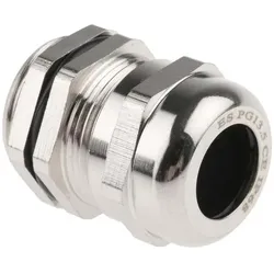 RS PRO, Kabelverbindung, PG13.5 Brass Cablegland + locknut,6-12mm