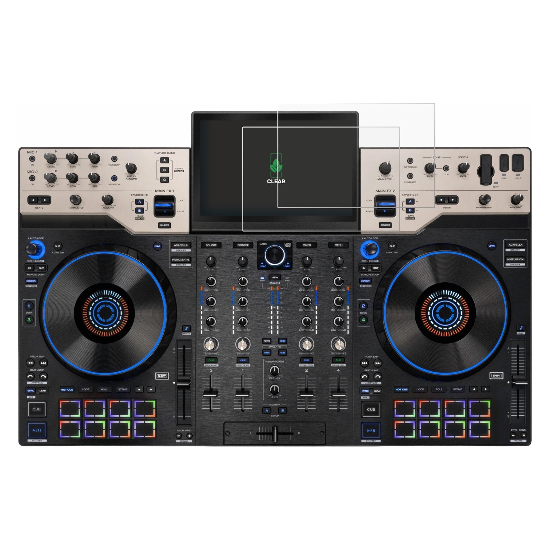 ScreenLeaf Schutzfolie für Denon DJ Prime 4 G2 Displayschutz Display Schutz Folie Klar Transparent (6165051)