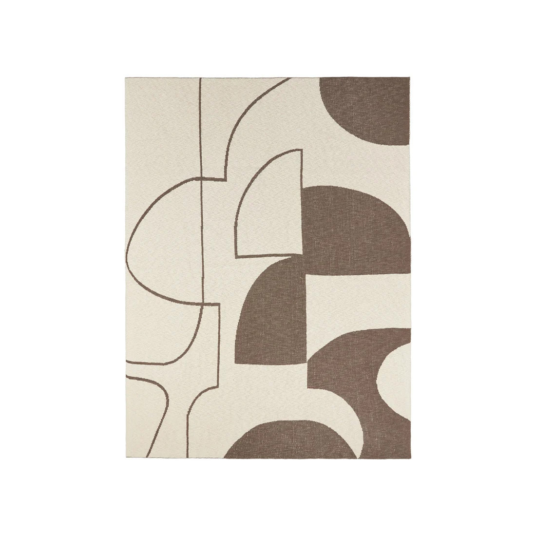 Broste Copenhagen Maren plaid bruin/beige