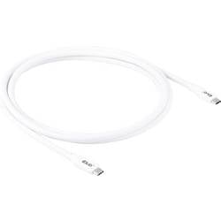 club3D USB-C® Kabel USB4® USB-C® Stecker 2.00 m Weiß CAC-3001