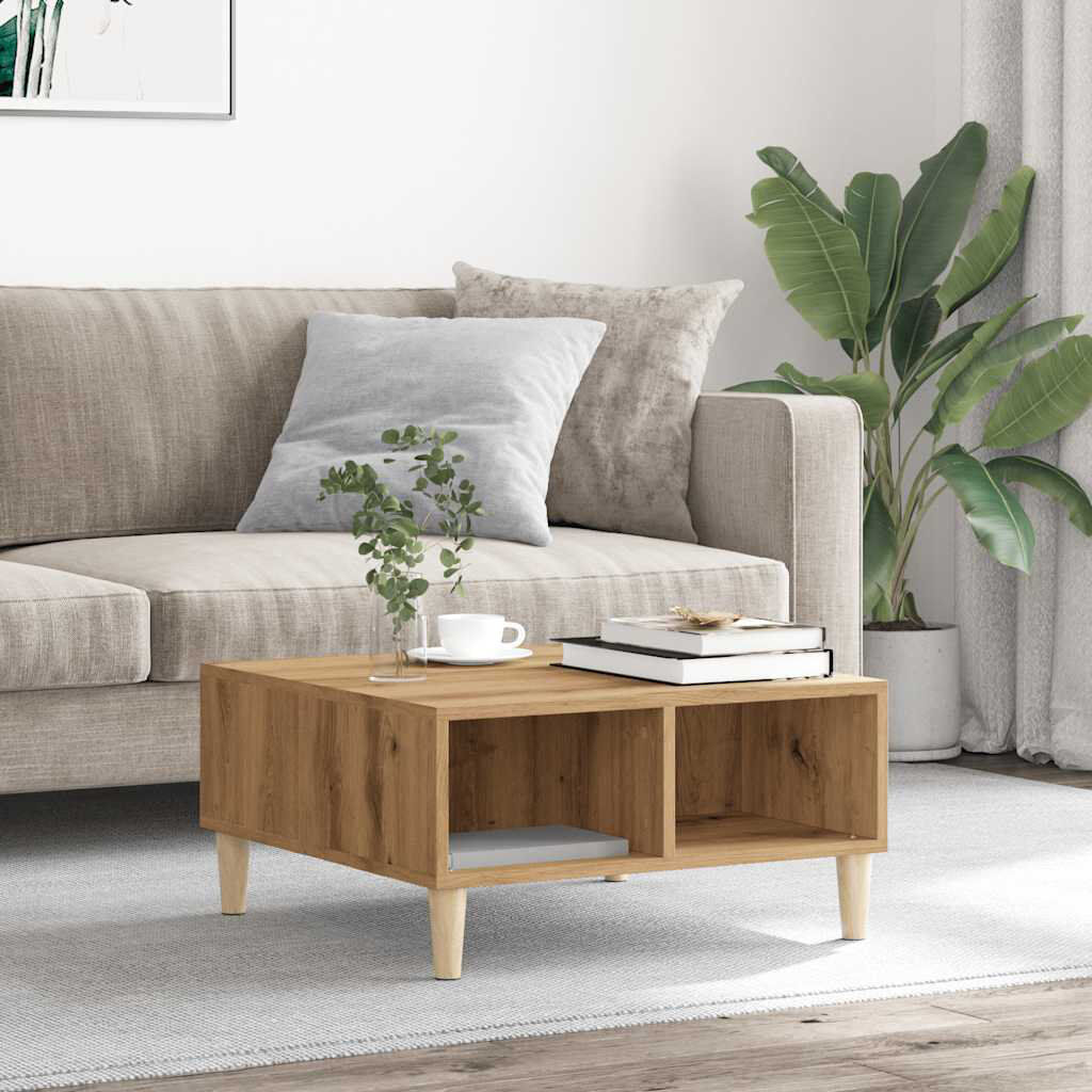 Norden Home Loma Coffee Table with Storage Artisan Oak