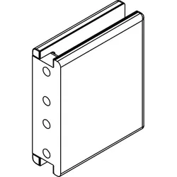 HSK Ersatzteile C-Beschlag, Edelstahllook, E100313-U-90 E100313-U-90
